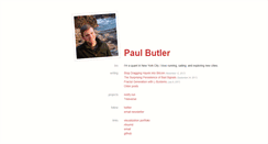 Desktop Screenshot of paulbutler.org